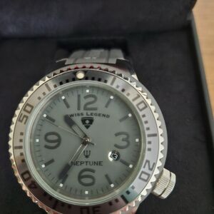 Swiss Legend Neptune Gray and Silver Watch
